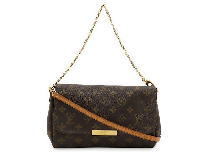Bolso de Hombro Louis Vuitton Monogram Favorite MM Castaño