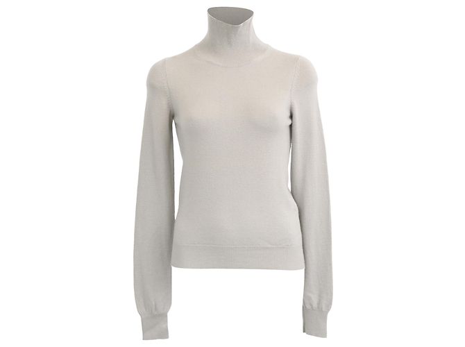 Suéter de gola alta Jil Sander em cashmere cinza