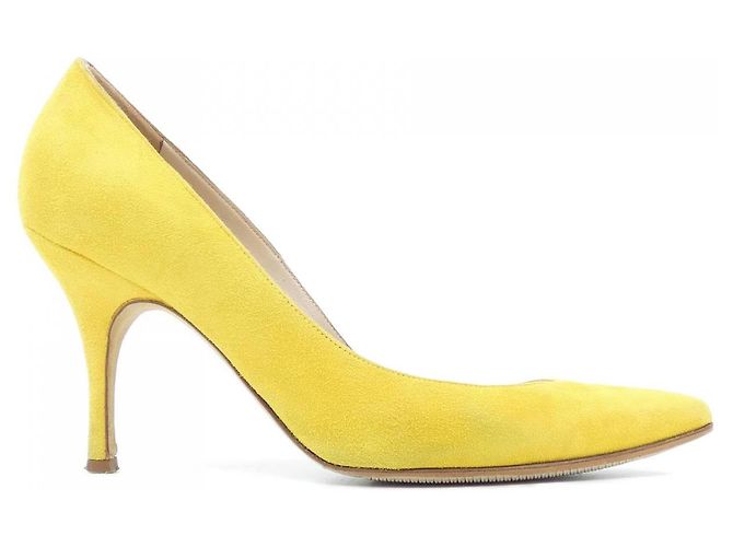 Escarpins Manolo Blahnik Amarelo