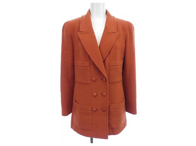 Chanel Jacket Orange