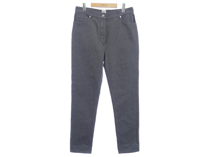 Jeans Hermès Marrom