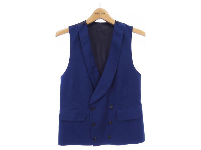 Autre Marque Chaleco Gabriele Pasini Azul Azul marino