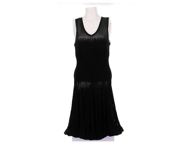 Alaïa Skaterkleid schwarz