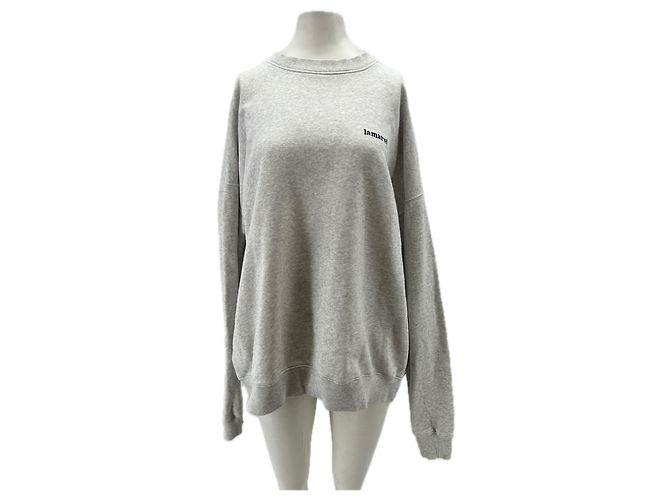 Autre Marque LAMAREL Sweatshirt aus Baumwolle Grau XXL