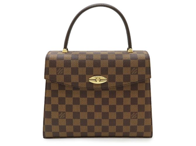 Louis Vuitton Marzelbe Damier Handbag Brown