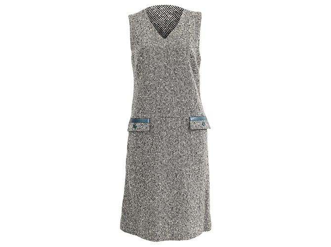 Marc Jacobs Shift Dress in Grey Wool