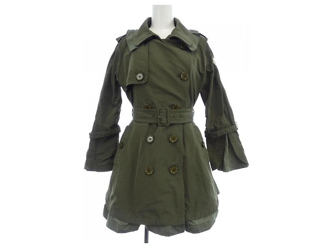 Trench Coat Moncler DURENNE Verde Cachi