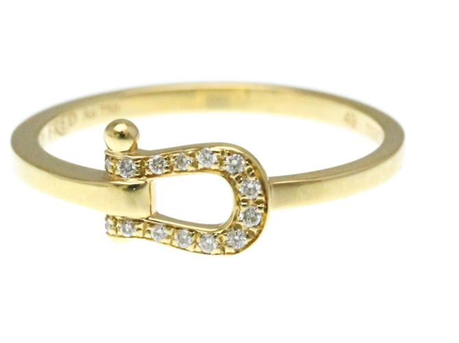 Bague Mini Diamant Fred Force 10 Doré
