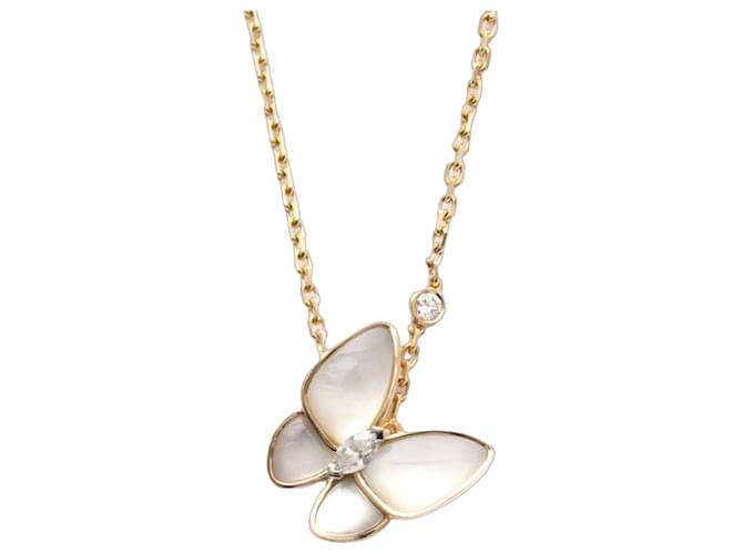 Collar de Diamantes De Papillon de Van Cleef & Arpels Dorado 