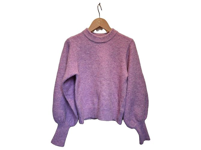 Sessun Pull Sessùn Pablito em lã e alpaca Roxo
