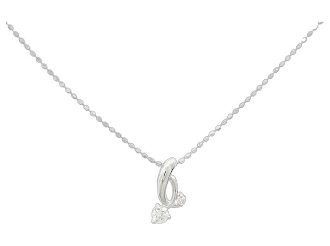 Autre Marque Collana con diamanti Au750 Argento