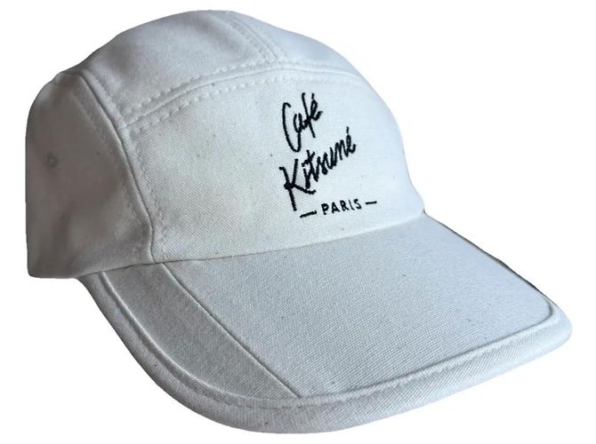 Autre Marque Nueva Gorra Maison Kitsuné Ecru – 5 Paneles Beige