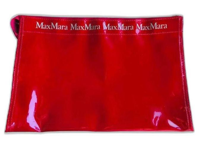 Max Mara Bolso Rojo Charol Roja