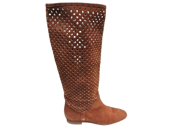 Fratelli Rosseti Fratelli Rossetti Stiefel aus Wildleder Braun