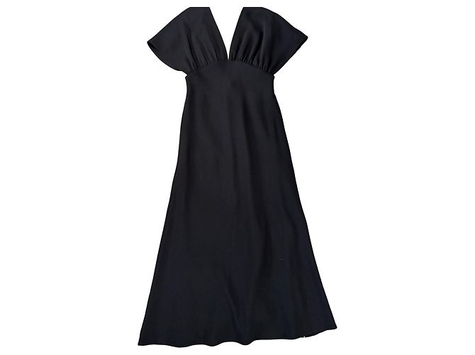 Autre Marque Wynn Hamlyn Lange Schwarze Kleid
