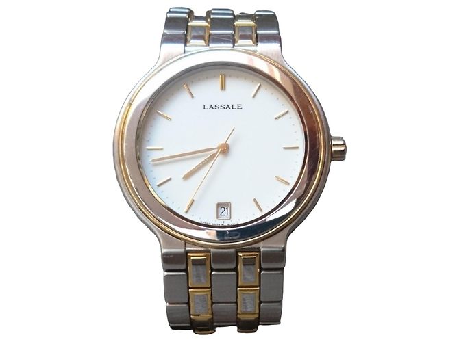 Montre à quartz Seiko Lassale réf. 8N25-6000 Argenté Doré