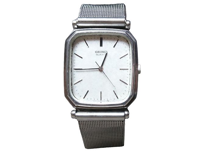 Relógio de quartzo Seiko Chariot ref. 7431-5130 Prata