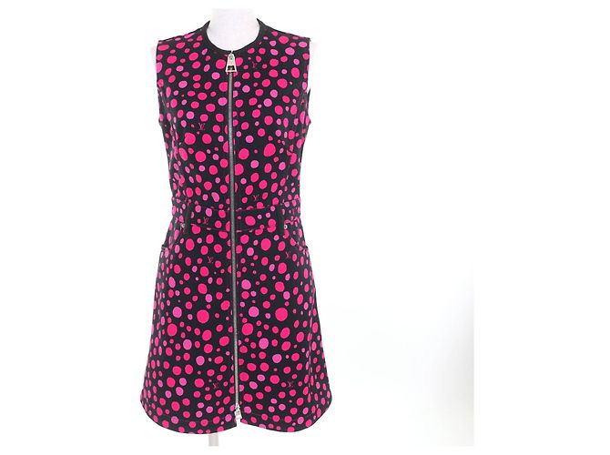 Louis Vuitton Yayoi Kusama Infinity Dot Un Pezzo Nero Rosa