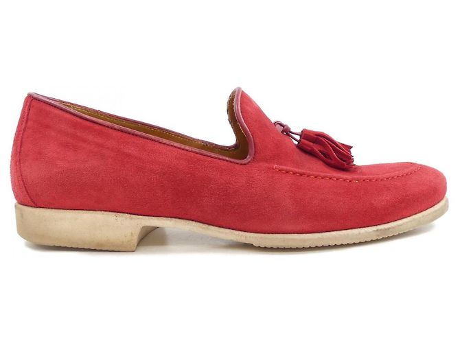 Autre Marque Ferrante Lederschuhe Rot