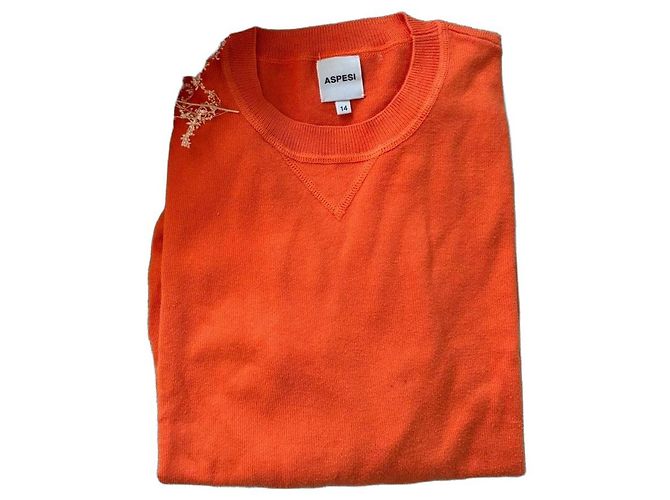 Camisa de algodón naranja ASPESI