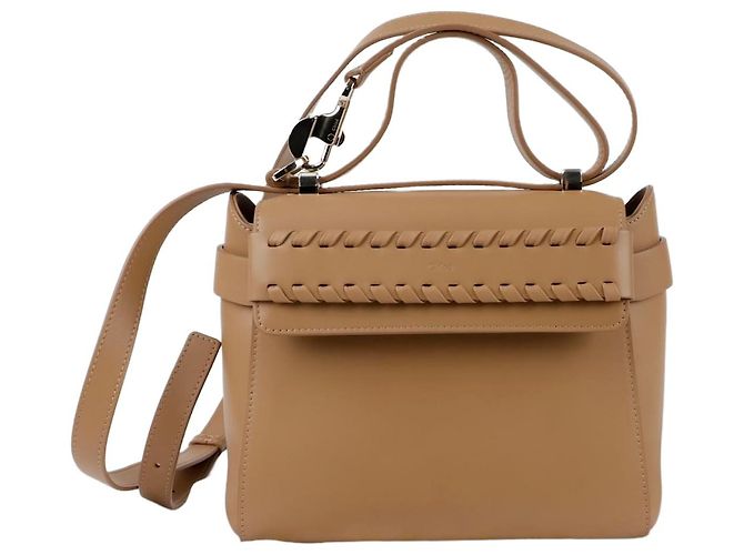 Chloé Bolsa de Ombro Nacha Small Tote Marrom