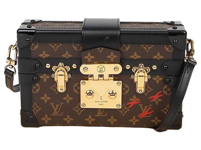 Louis Vuitton Borsa a tracolla Petit Mal Trunk Marrone