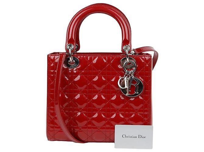 Dior Damen Schultertasche Medium Rot