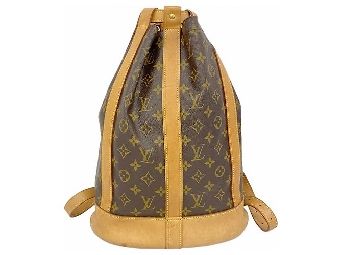 Louis Vuitton Monogram Randonnee PM Backpack Brown