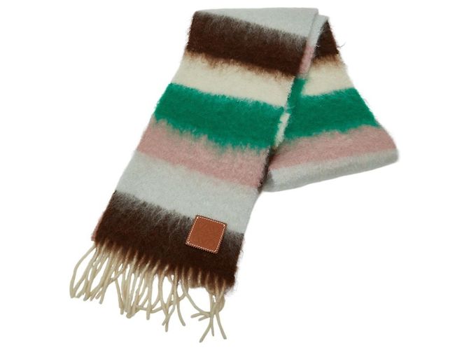 Bufanda a Rayas Anagrama Loewe Multicolor 