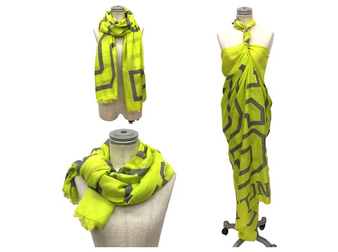 Stola Fluo Giallo Neon Louis Vuitton