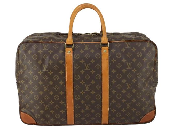 Sac à main Sirius Louis Vuitton en toile Monogram 55 Marron