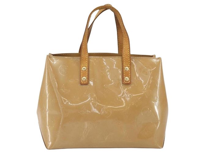 Borsa Reade Monogram Vernis PM di Louis Vuitton Marrone
