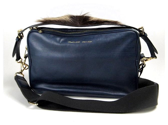 Autre Marque Borsa in pelle 2 in 1 ADMJ Blu Blu navy