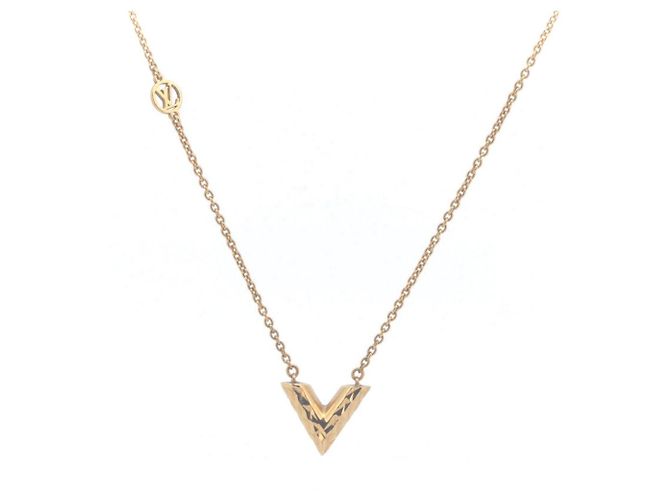 Collana V Essenziale Louis Vuitton D'oro