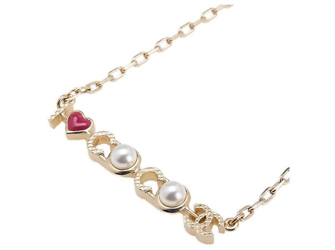 Timeless Collar de perlas I LOVE COCO de Chanel Dorado