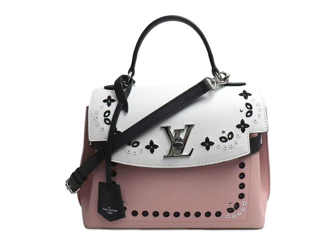 Bolsa de Ombro 2 em 1 Lockme Ever BB da Louis Vuitton Rosa Multicor