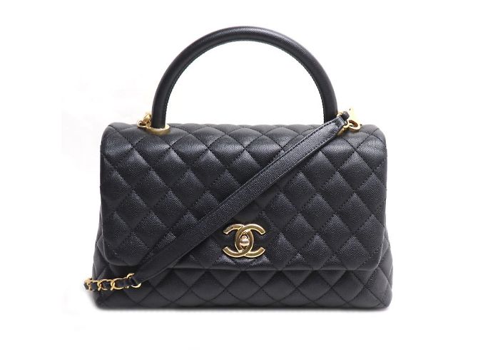 Bolso de Hombro Chanel Coco Handle 29 2 en 1 en negro