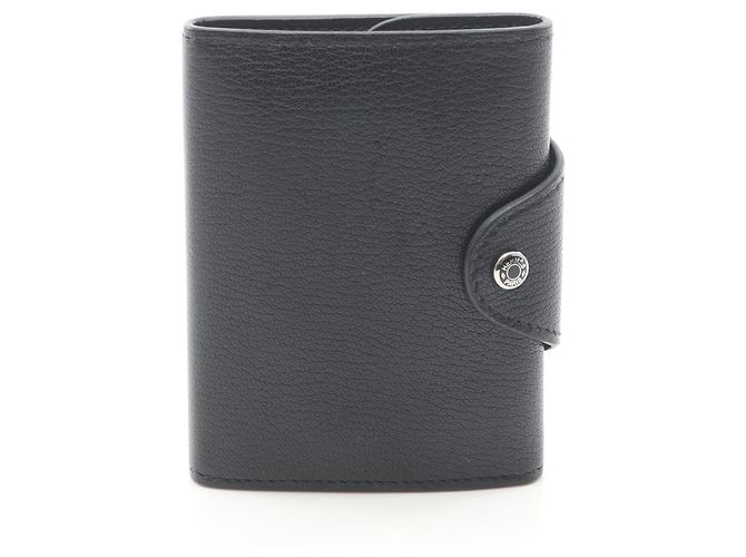 Hermès Iliad Compact Tri-fold Wallet Black
