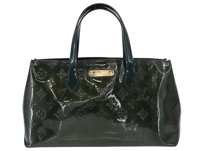 Borsa a mano Wilshire Monogram Vernis PM Louis Vuitton Verde