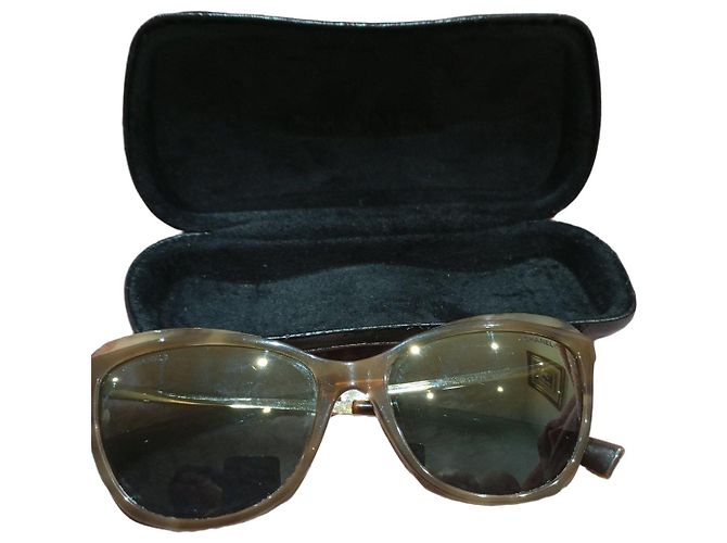 Occhiali da sole Chanel farfalla marrone