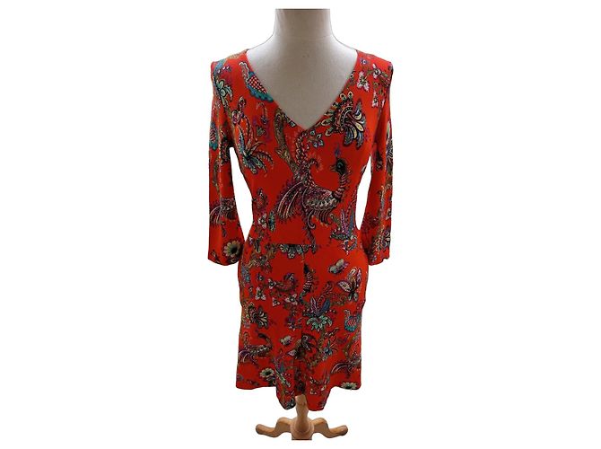 Vestido Etro de viscose e elastano Multicor