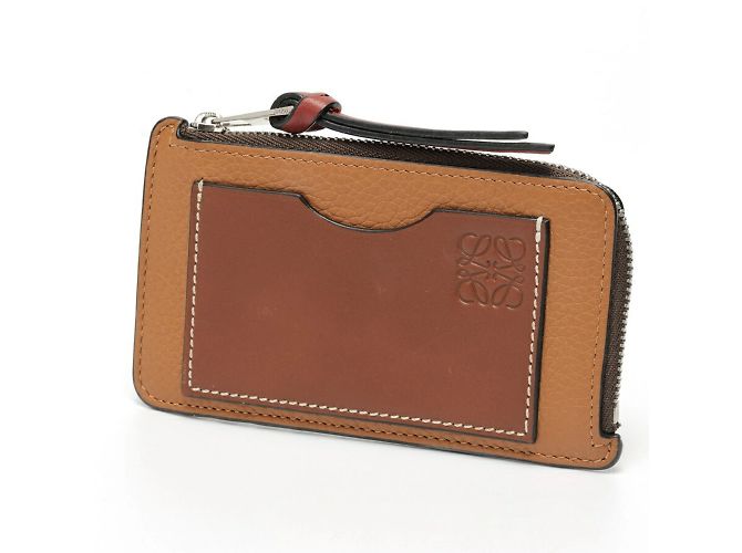 Loewe Camel Leather Card Case