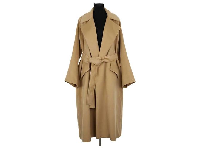 Sportmax Beiger Wollmantel