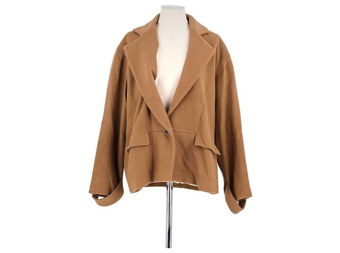 Margaux Lonnberg Brown wool coat