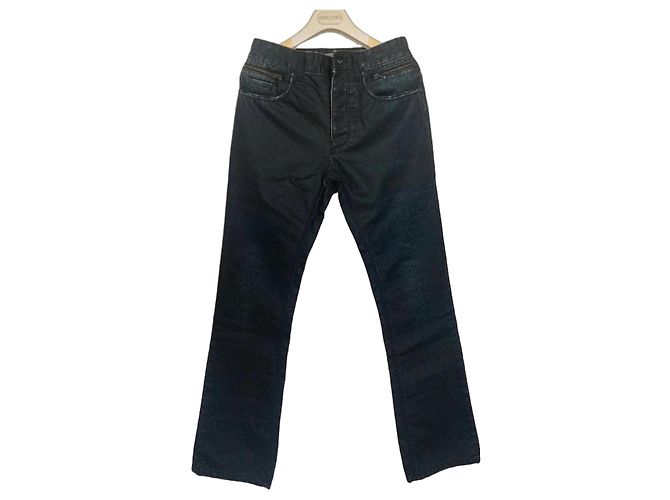 Vaqueros Bottega Veneta de denim gris oscuro algodón Gris antracita