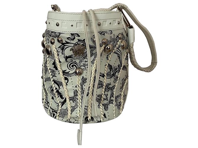 Versace Medusa Bucket Bag Schwarz Weiß Mehrfarben 