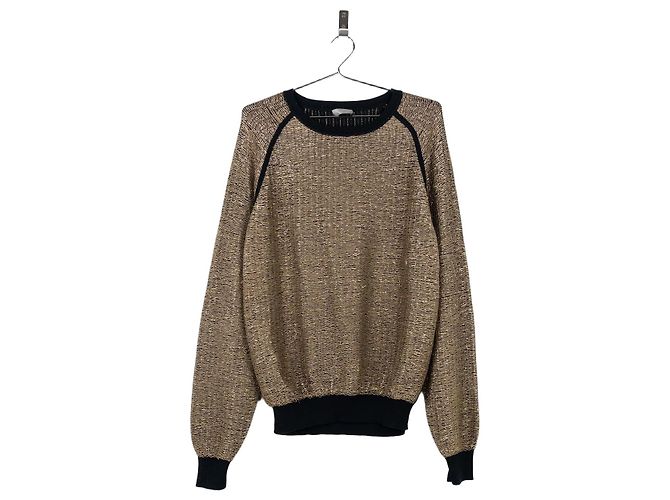 Metallisch goldfarbener Pullover Dior Homme von Kris van Assche SS09
