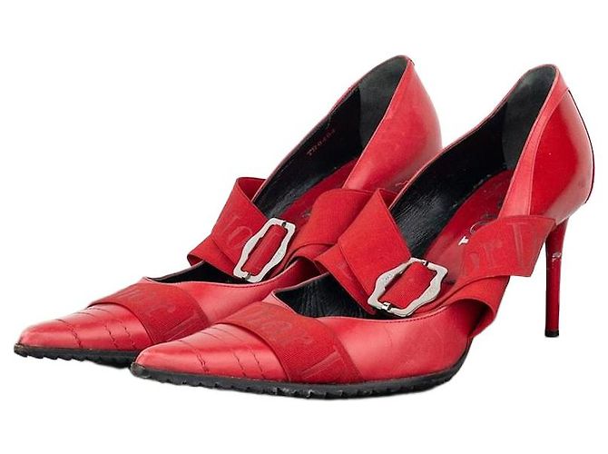 Dior by Galliano 2000s Pointed Toe Bondage Pump Heels