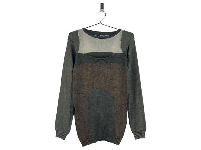 Suéter de mohair Impala 'Moog' Rick Owens AW05 Marrom