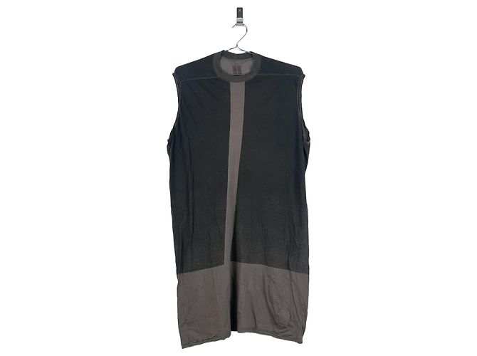 Camiseta geográfica 'Strutter' Sample SS09 de Rick Owens Gris